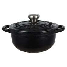 Black 260ml Cast Iron Cocotte